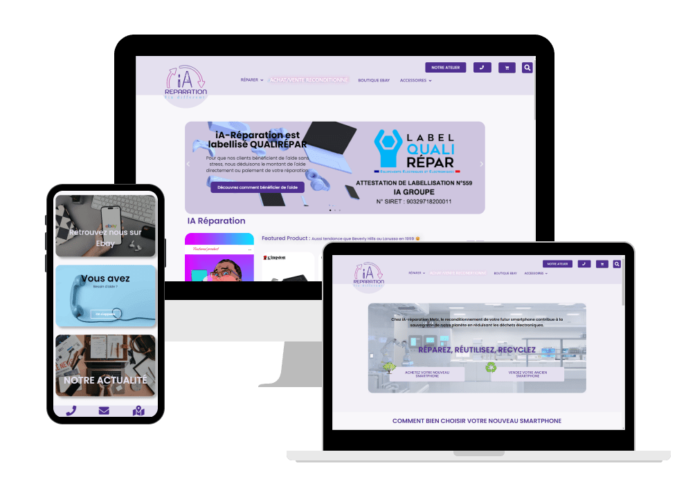 Site web d'IA Réparation