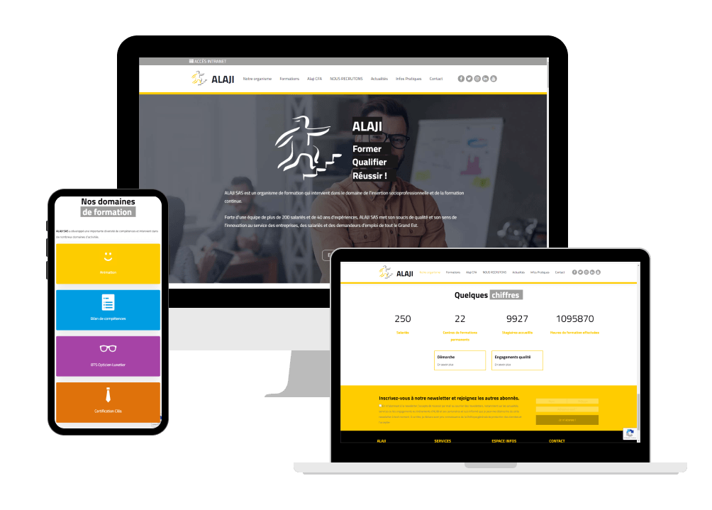 Site web des formations ALAJI